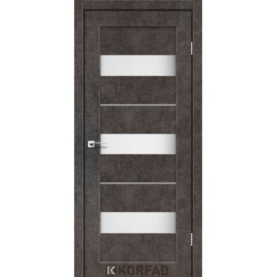 Міжкімнатні Двері Корфад Колекція PORTO DELUXE Модель PD-12 (Лофт бетон)