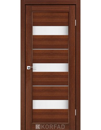 Межкомнотные двери Корфад Коллекция PORTO DELUXE Модель PD-12 (Орех) 