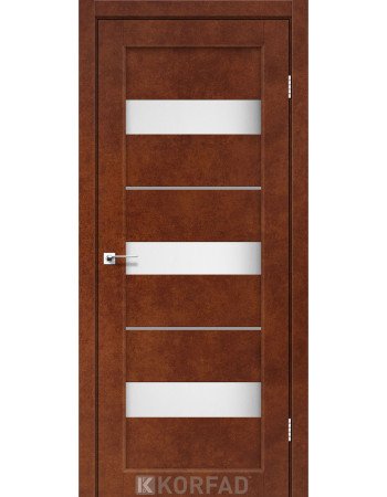 Межкомнотные двери Корфад Коллекция PORTO DELUXE Модель PD-12 (Сталь кортэн) 