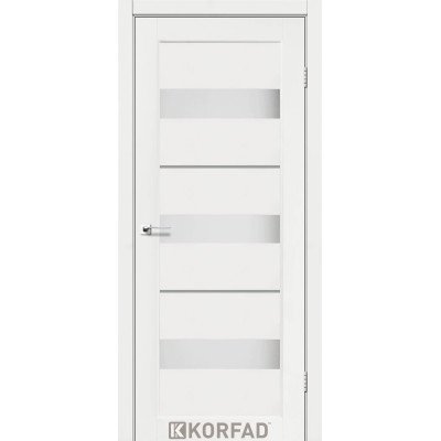 Межкомнотные двери Корфад Коллекция PORTO DELUXE Модель PD-12 (Ясень белый) 