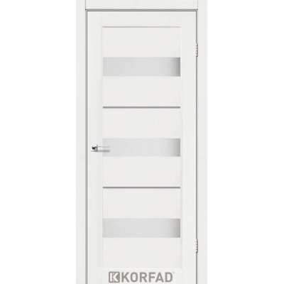 Міжкімнатні Двері Корфад Колекція PORTO DELUXE Модель PD-12 (Ясен білий) 