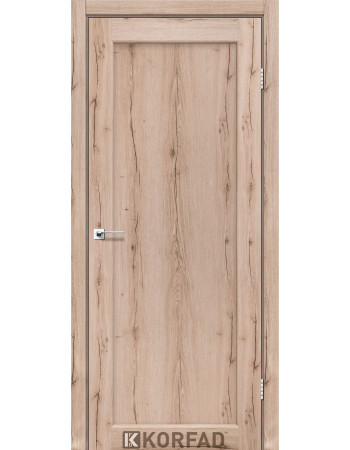 Межкомнотные двери Корфад Коллекция PORTO DELUXE Модель PD-03 (Дуб тобакко) 