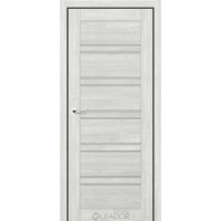 Двері Leador Express модель GERBERA Артвуд Жасмін (NanoFlex) скло сатин або чорне