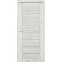 Двері Leador Express модель WISTERIA Артвуд Жасмін (NanoFlex) скло сатин або чорне