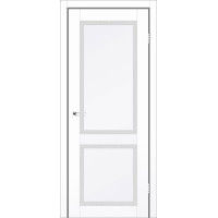 Міжкімнатні двері Leador Express ATLANTIC-04 Білий Мат (PP) Німеччина скло сатин або чорне