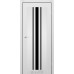 Міжкімнатні двері Leador Express FERONA Сірий Мат (PP) Німеччина скло сатин або чорне