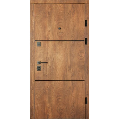 Входные двери Магда модель 530.1 (Тип-2) Срез дерева коньячный/Срез дерева коньячный