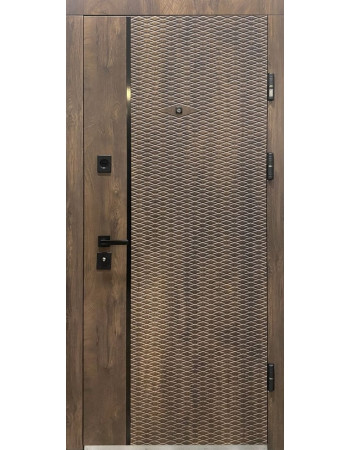 Вхідні двері П-3К-235 Q Спил коньячний Міністерство Дверей