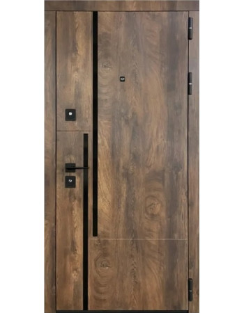 Вхідні двері П-3К-573/00 Q Спил коньячний/спил медовий