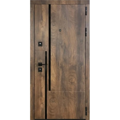 Входные двери П-3К-573/00 Q Спил коньячный/спил медовый