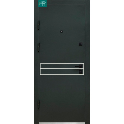 Входные двери Мет/МДФ Тринити Л8/291 Q Оксид темный