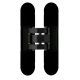 Петля скрытая Otlav Invisacta 23x120, черный мат + колпачки