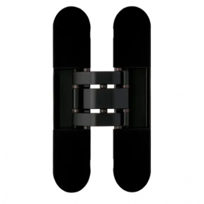 Петля скрытая Otlav Invisacta 23x120, черный мат + колпачки