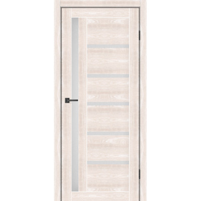 Двері MS Doors модель Орлеан Дуб шампань скло Сатин, або Чорне