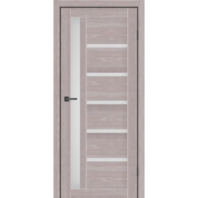 Двері MS Doors модель Орлеан Дуб сірий, скло Сатин, або Чорне