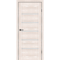 Двери MS Doors модель TEXAS Дуб Шампань стекло сатин, или черное