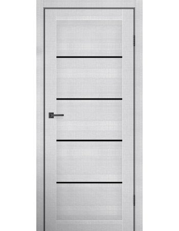 Двери межкомнатные MSDoors модель MONTANA (Монтана) Жемчужина Черное стекло