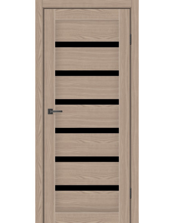 Міжкімнатні двері LOUISIANA MS Doors Акація Скло чорне