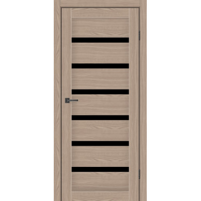 Міжкімнатні двері LOUISIANA MS Doors Акація Скло чорне