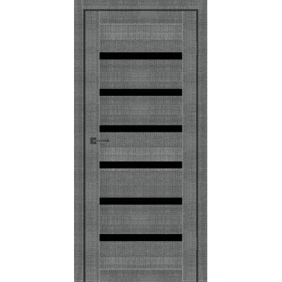 Межкомнатные двери LOUISIANA MS Doors Сильвер Стекло черное