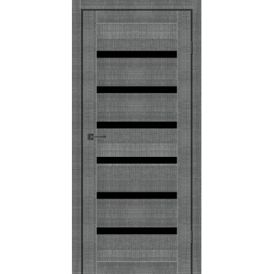 Межкомнатные двери LOUISIANA MS Doors Сильвер Стекло черное