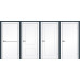 Двері Фарбовані модель SEATLE (Біла Емаль) глухі, колекції "PAINT" MSDoors