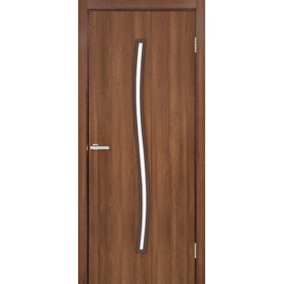 Двері MSDoors Denver Горіх Міланський зі склом сатин