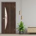 Двери MS Doors модель Orlando Орех лесной, Стекло сатин