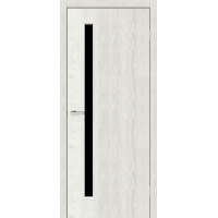 Міжкімнатні двері Takoma MSDoors Горіх Білий скло чорне