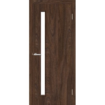 Двери MSDoors Takoma Бук темный Экошпон со стеклом Сатин