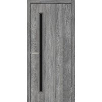Межкомнатные двери Takoma MSDoors Орех серый стекло черное
