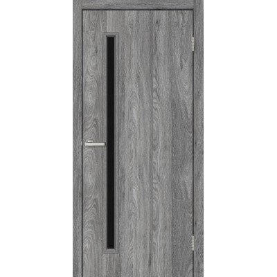 Міжкімнатні двері Takoma MSDoors Горіх сірий скло чорне