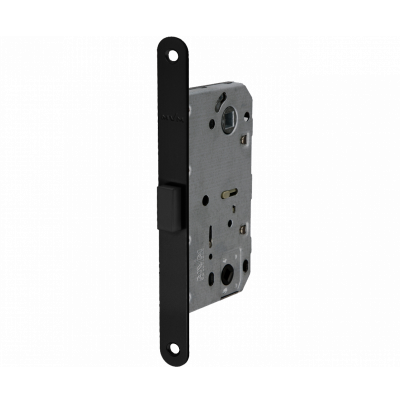Дверной замок межкомнатный MVM MG-2056C BLACK PZ под цилиндр черный