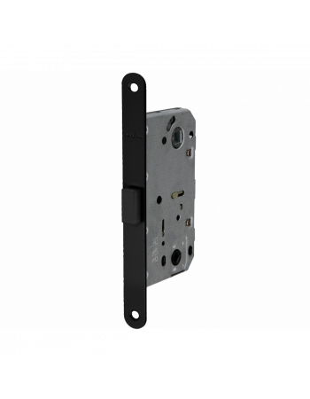 Дверной замок межкомнатный MVM MG-2056C BLACK PZ под цилиндр черный