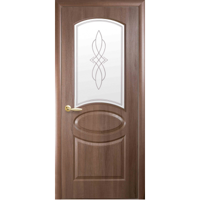 Двери Новый Стиль Фортис мод Овал Р1 ПВХ DeLuxe
