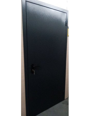 Двері протипожежні EI 30 гнутий профіль, Графітовий сірий (RAL 7024)
