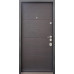 Вхідні двері QDOORS серія АВАНГАРД модель Горизнталь-AL Венге темний горизонт/Венге темний горизонт