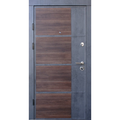 Двері Qdoors (Преміум) Бостон - М Бетон темний/Бетон світлий