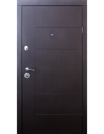 Двері Qdoors Арізона Еталон Венге Темний/Венге Ванільний