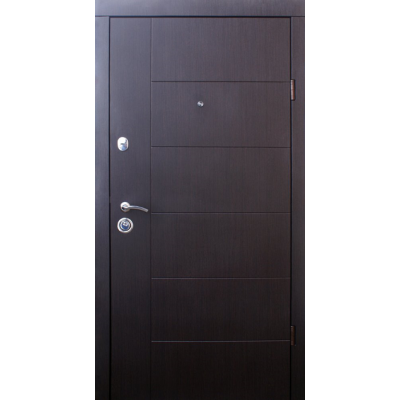 Двері Qdoors Арізона Еталон Венге Темний/Венге Ванільний
