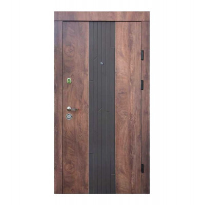 Двері Qdoors (Преміум) Люксор (Спил дерева коньячний)
