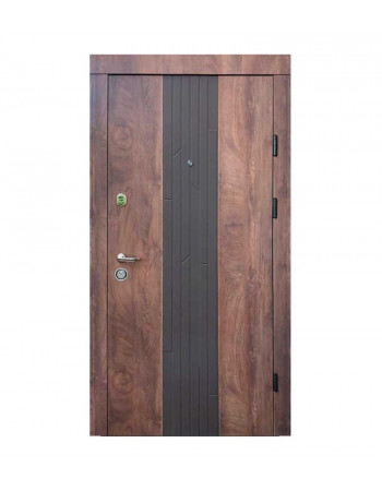 Двері Qdoors (Преміум) Люксор (Спил дерева коньячний)