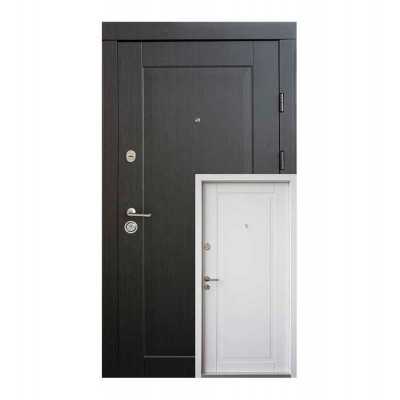 Двері Qdoors (Преміум) Прованс (Венге темний/білий супермат)