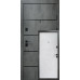 Вхідні двері Qdoors Комбі-Аk/Гладь (Преміум) Оксид темний/Бетон сніжний