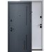 Входная дверь Qdoors Триони-Ак (Премиум) Антрацит/Белая шагрень