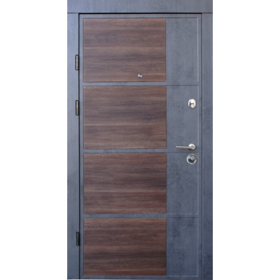 Двери Qdoors (Премиум) Бостон - М Бетон темный/Бетон светлый