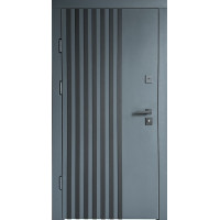 Входные двери Redfort Серия Элит + модель Афина RAL 7016 + черный молдинг / антрацит