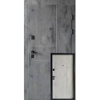 Двери Redfort Бостон квартира (3 контура) Оксид темный / оксид светлый