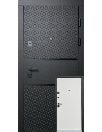 Двері Redfort Грація Black Комфорт 3 контури