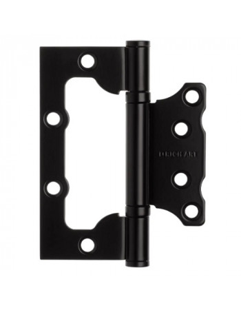 Петля накладная бабочка Rich-Art 100 мм 2 ВВ (100х75х2,5) Black черный